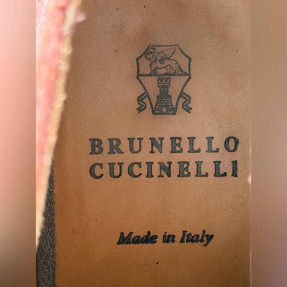 Brunello Cucinelli Suede Chukka Boots 42 Burgundy Made in Italy Vibram Sole main image 10